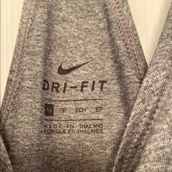 Nike Women's Gray Racerback Tank Top - Picture 3 of 3